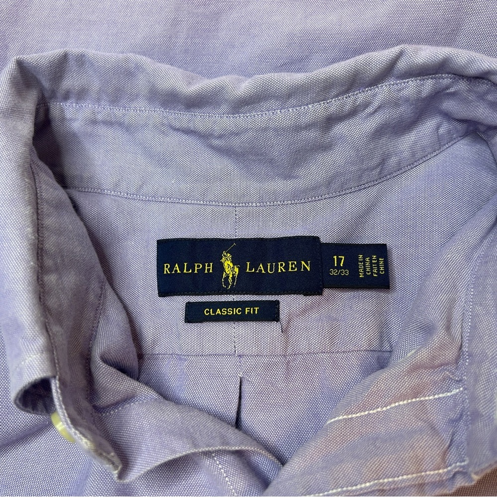 Ralph Lauren Lavender Button Down Shirt - Picture 9 of 9